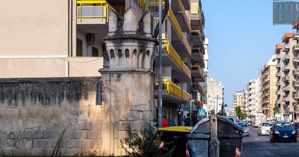 Bari, quel torrino merlato che si erge su via Napoli: � ci� che resta dell'antico Molino Stucky